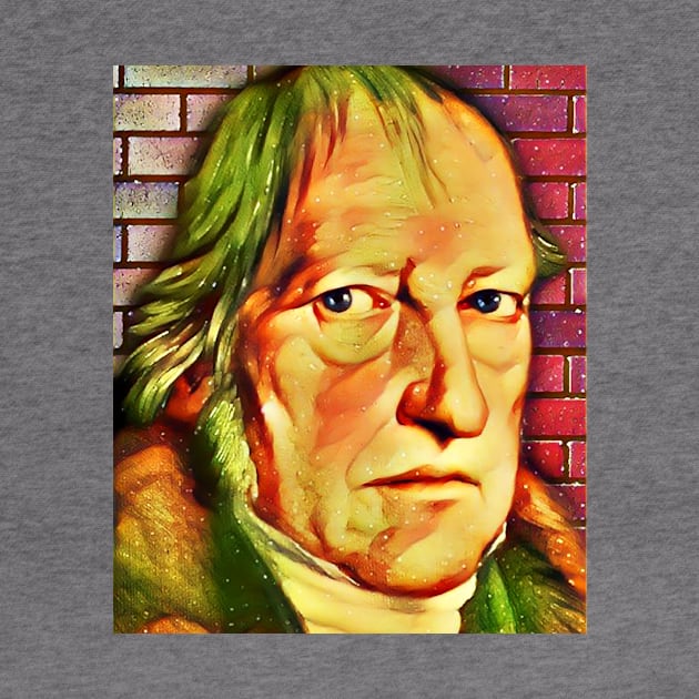 Georg Wilhelm Friedrich Hegel Snow Portrait | Georg Wilhelm Friedrich Hegel Artwork 15 by JustLit